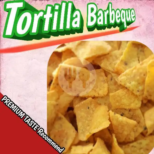 Tortilla Barbeque (Premium Taste Barbeque) | Snack Kering Rafardhan, Saputan Raya