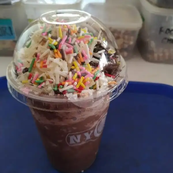 Ice Coklat Topcam | Nayo Rice Box Dan Nayo Milky Drink, Gedongtengen