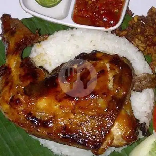 Ayam Bakar pedas+nasi | Pondok Ayam Bakar tik Tik Duri Kepa, Green Ville