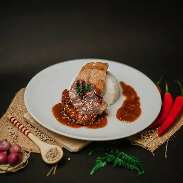 Rice Chicken Katsu | Ramen Bajuri, Burangrang