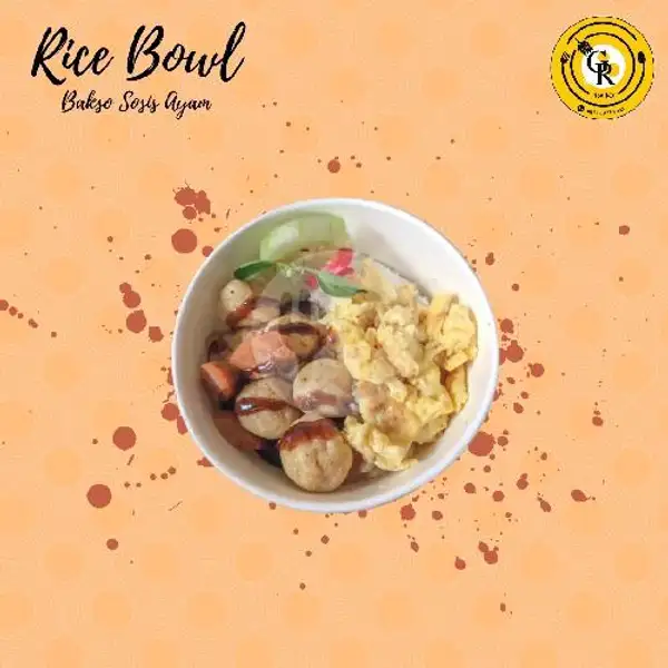 Rice Bowl Bakso Sosis Ayam | GR Rice Box
