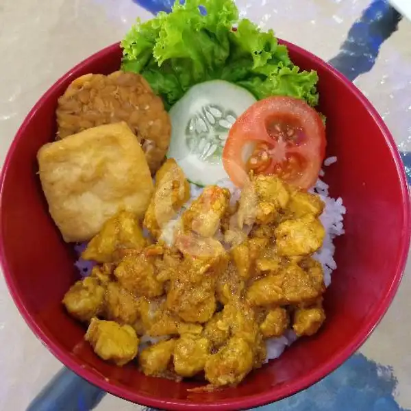 Rice Bowl Ayam Rica Rica + Tahu + Tempe | Kawaii.lpg ricebowl, Jalan Kamboja