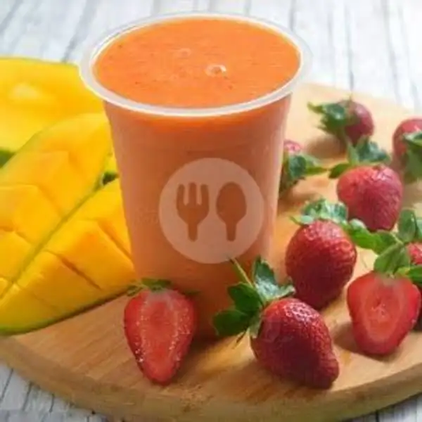 Juice Mix Kaweni+stawbery | D'Aura Fruit Juice, Subang Kota