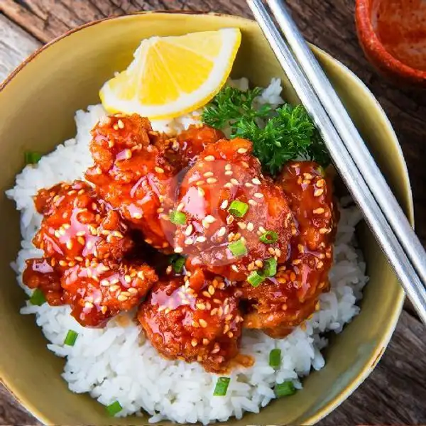 Rice Bowl Ayam Korea | Warung Maya, Karang Anyar