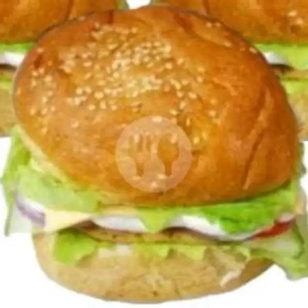 Promo Roti Burger Kukus / Bakar | Kedai Roti Bakar Big Size, Pisangan Lama