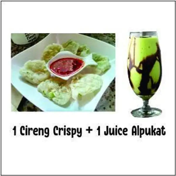 Paket Cireng + Juice Alpukat | Ayam Geprek Red Devil, Playground Pelita