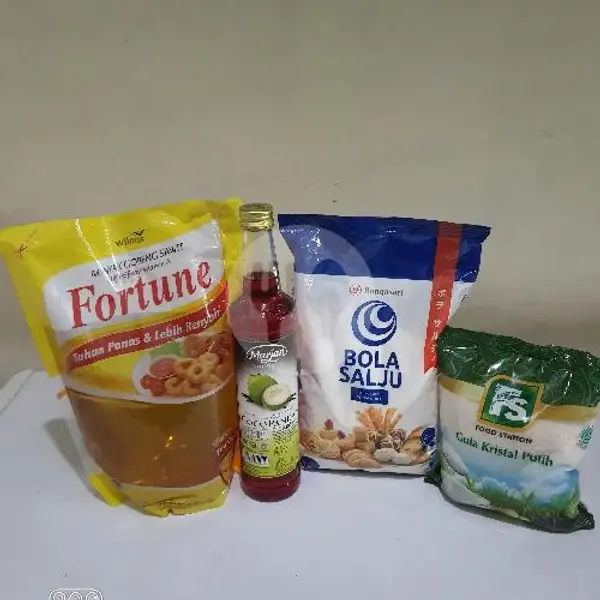 Paket Minyak + Terigu + Gulpas + Sirup | Rizqi Frozen Food