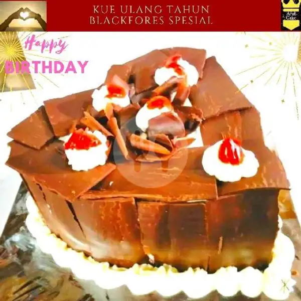 Kue Ultah Blackfores Spesial Cookies, Love, Uk : 15x15 | Kue Ulang Tahun ARUL CAKE, Pasar Kue Subuh Senen