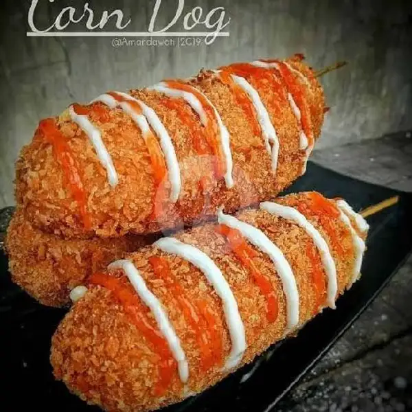 Corndog Sosis Flamin Corn | Hotdog Mozarela Kita, Tampan