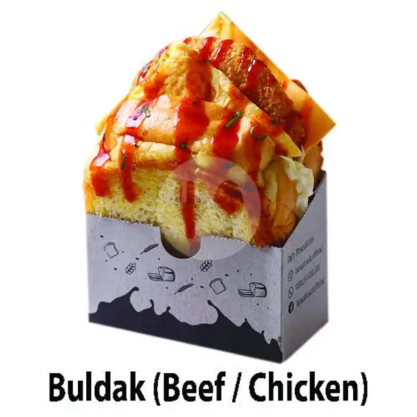 TOAST  Buldak  Beef | Lava Toast Lapat