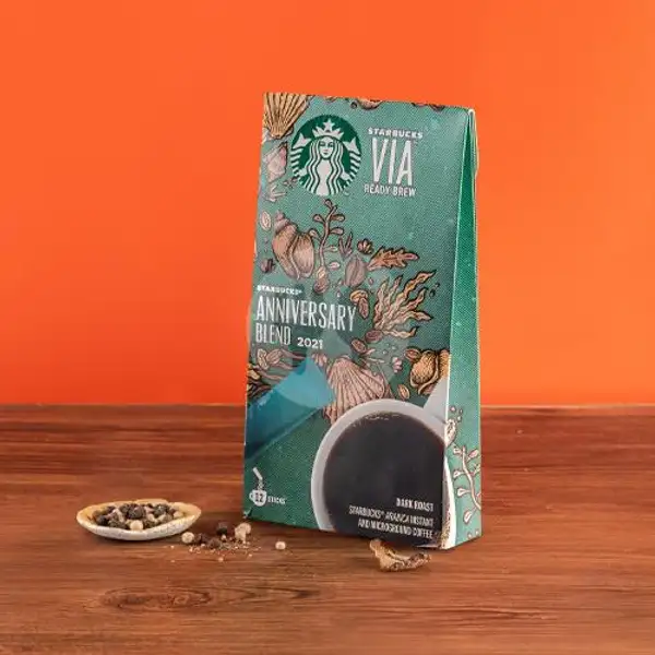 Starbucks VIA Anniversary | Starbucks, Gedung Filateli