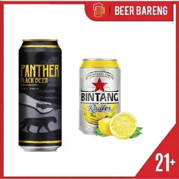 Radler Lemon 320ml Bareng Panther 500ml | Beer Bareng, Kali Sekretaris