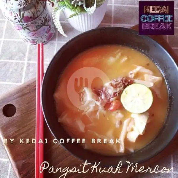 Pangsit Kuah Mercon | Kedai Coffee Break, Curug