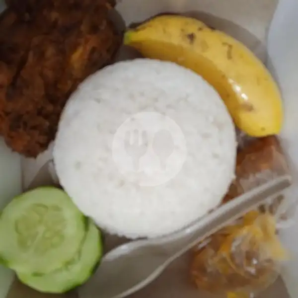 Nasi Ayam Bakar + Indomie Goreng(pedas) | SambaL LaLap Ayam Geprek Mbak Yanti, Kemuning