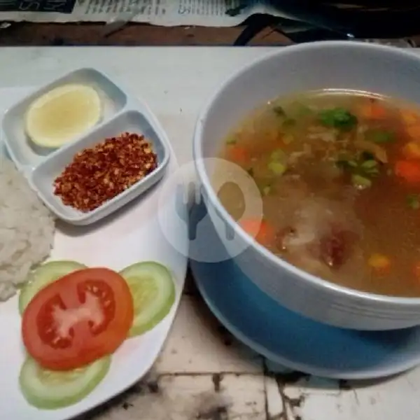 Sop Iga Sapi + Nasi | Queen Taste, Gegerkalong Hilir