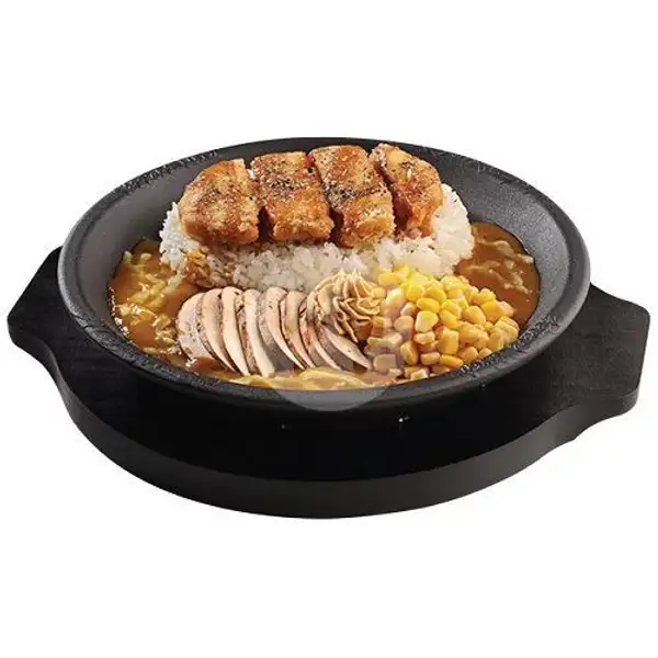 Chicken Katsu Cheese Curry Rice | Pepper Lunch, Grand Batam Mall