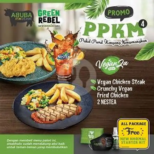 PPKM 4 (Vegetarian) | Abuba Steak, Prabu Dimuntur