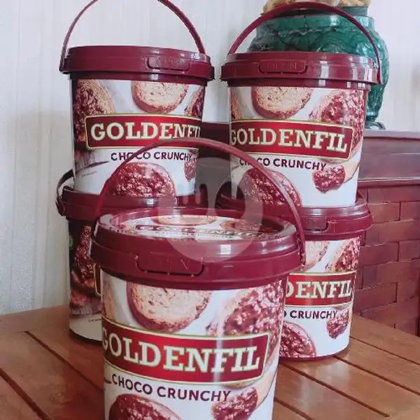 Selai Goldenfil Choco Crunchy 1kg | Fizi Frozen, Borneo 1