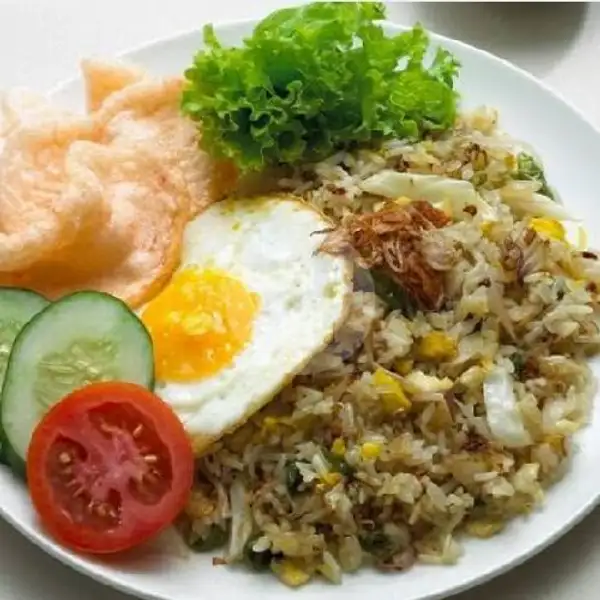 Nasi Goreng Kampung Spesial (Nasi Goreng Kampung + 1 Telur Ceplok + 1 Es Jeruk) | Nasi Goreng Kambing, Pelita