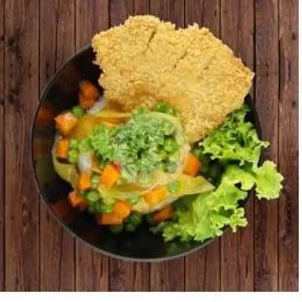 Ricebowl Curry Chicken Katsu | Dapoer Mie Galau, Lowokwaru