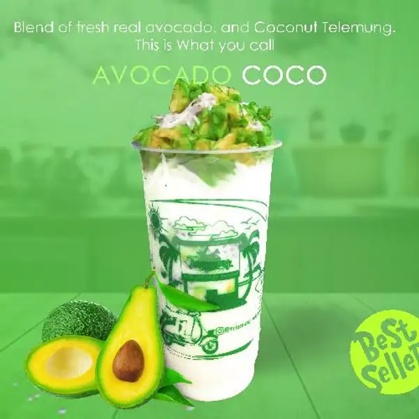 Avocado Coco Large | Telemung Ice Coconut Kedaton