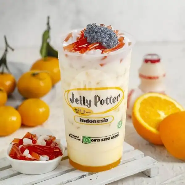 Orange Mix Yakult | Jelly Poter Sambiroto