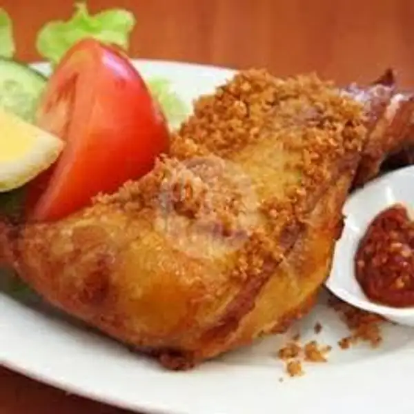 Ayam Kremes Big + Nasi | Pecel Lele Ayam Kremes Ayah Jenggot Abi, Duren Sawit