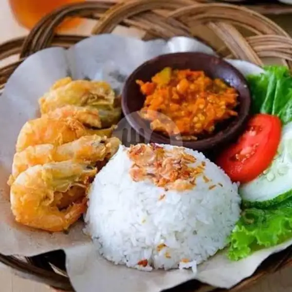 Nasi Ayam Geprek+ Udang Krispy+ Free Es Teh | GEPREK HOT JELETOT