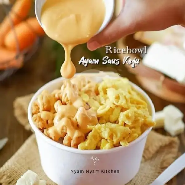 Rice Bowl Chiken Sauce Keju | Nyam Nyam Kitchen