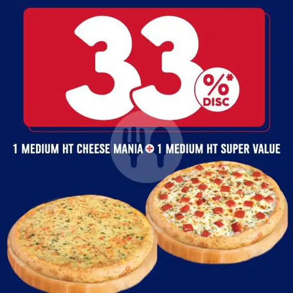 89 Pair - Disc. 33% For 2 Pizza | Domino's Pizza, Sawojajar