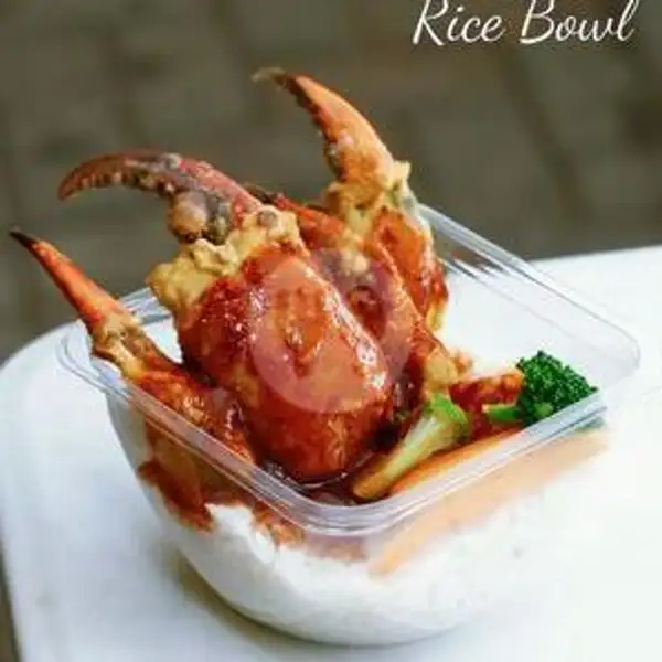 Golden Claws Rice Bowl | Kepiting Lobster - King Crab Seafood, Sudirman Street