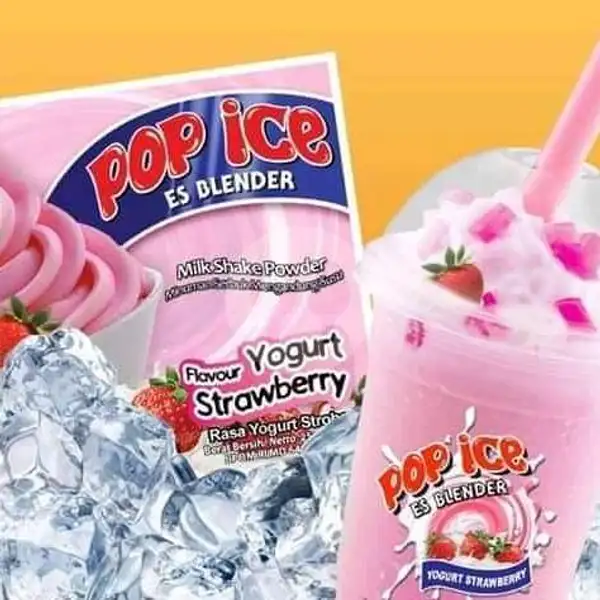 Pop Ice Strawberry | Seafood Gabrugan 77, Kp. Kebaharan