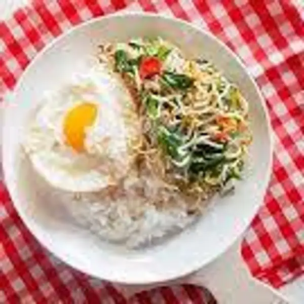 Telur Ceplok Cah Toge + Nasi | B' Jones, Lowokwaru