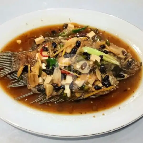 Ikan Gurame Acar/Tauco/Tausi/Asam Pedas/Rica Rica 6 Ons | Restoran Sari Laut Musi, Rajawali