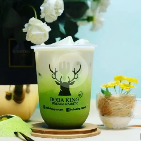 Matcha Milk Tea - M | Boba King dan Korean Toast, Kintamani