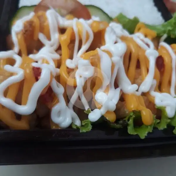 Ayam Geprek Saus Keju | Ritz Kitchen