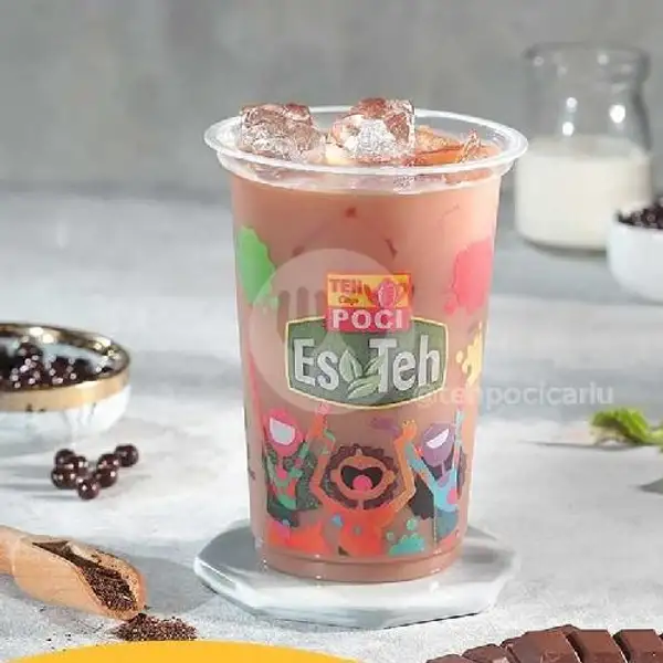 Taro Iced Tea | Es Teh Poci Pekanbaru