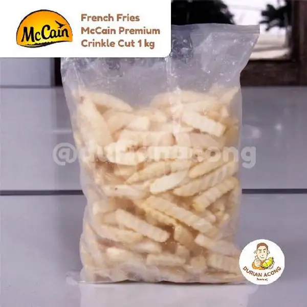 French Fries McCain Premium Crinkle Cut 1kg | Durian Acong