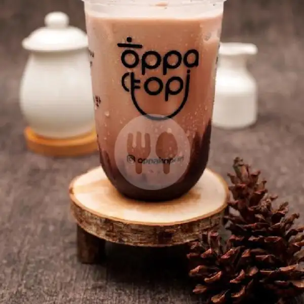 Iced Choco Rhum Latte | Oppa Kopi, Rungkut