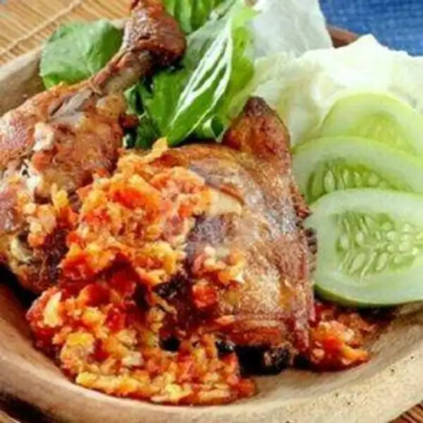 Paket Ayam Penyet Bertiga | Ayam Geprek FJB (Foodies Jaya Batam), Dendang