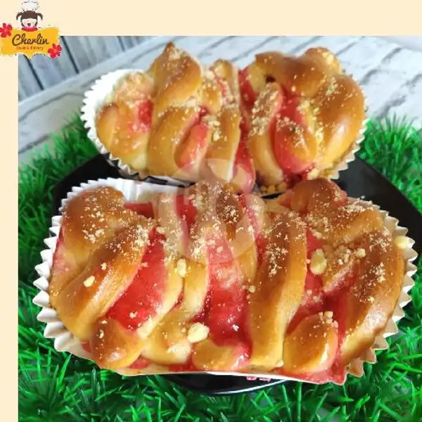 Roti Strawberry | Cherlin Bakery, Pedurungan