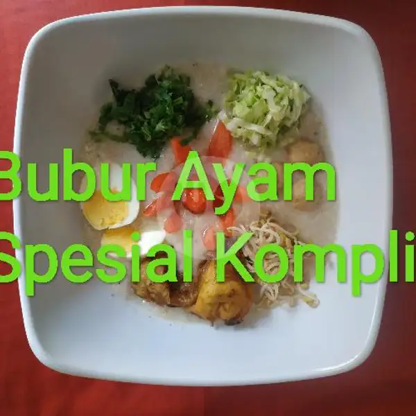 Bubur Ayam Spesial Komplit | Menu Kitchen Yo'Yo, Kecamatan Mengwi Kelurahan Dalung, Perum Priskila Taman Muli