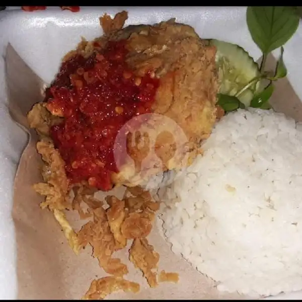 Paket Telur Ceplok Kremes | Ayam Geprek & Pecel Lele Nabila, Air Padang