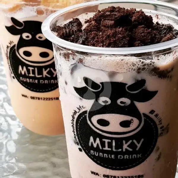 Milky Milo Chocomalt (Medium) Topping Oreo | Milky Bubble Drink BFC , Gn Merbabu