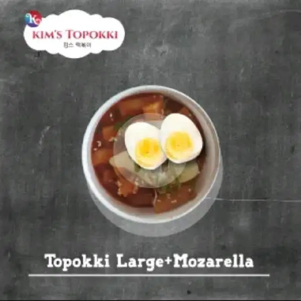 Topokki Large Mozarela + 1 Telur | Naruto Topokki/Kims Topokki 