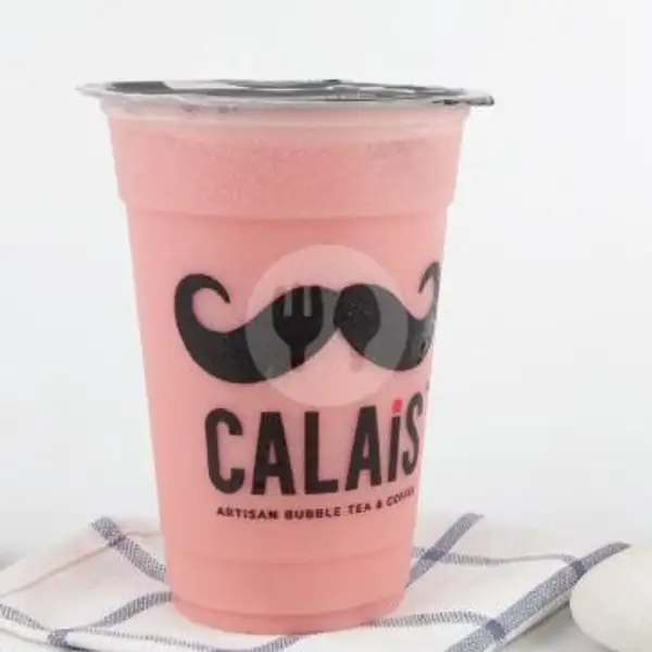 Strawberry Milk Tea Large | Calais, Mall SKA Pekanbaru