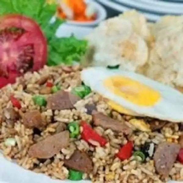 Nasi Goreng Baso + Telor Ceplok | Nasi Goreng Mang Endin, Lembang