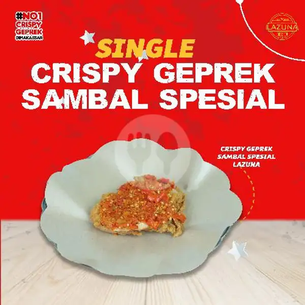 Single Crispy Geprek Sambal Special | Lazuna Chicken, Talasalapang