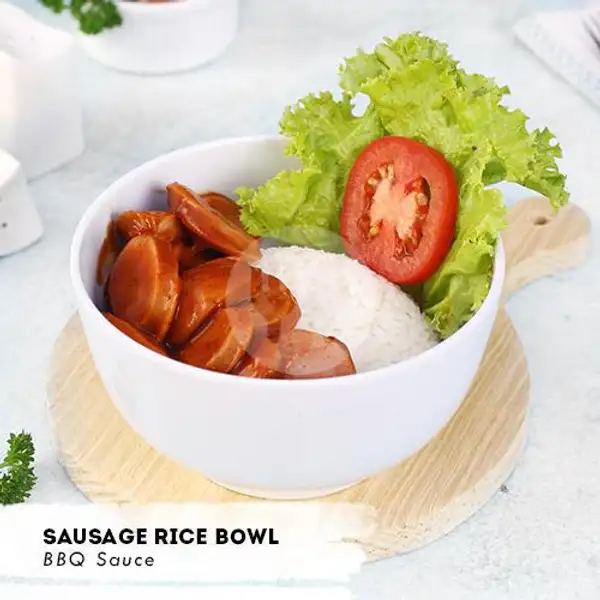 Rice Bowl Sausage (BBQ, Sambal Matah, Korean, Blackpepper) | Coffee Toffee, Klojen
