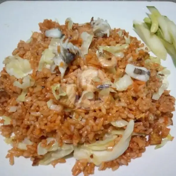 2 Nasi Goreng Seafood Ayam + Telur + Udang/ Cumi , Gratis Sinom 1 Botol | Seafood 88